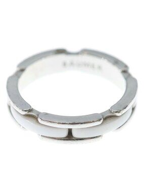 Chanel Ultra Collection Ring White Silver Ce